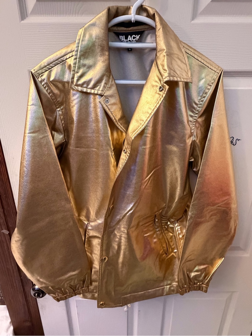 Comme des Garcons Metallic Gold Bomber Jacket